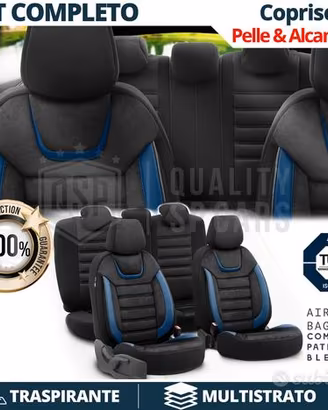 COPRISEDILI per VW PASSAT Alcantara e Pelle Blu