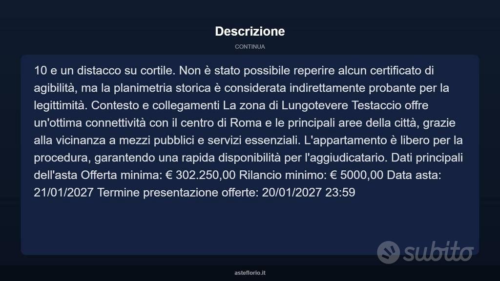 Appartamento – Roma, Testaccio, Municipio Roma I - Vista 5