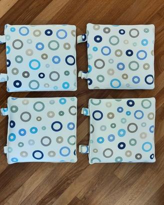 Set di 4 cuscini sedia