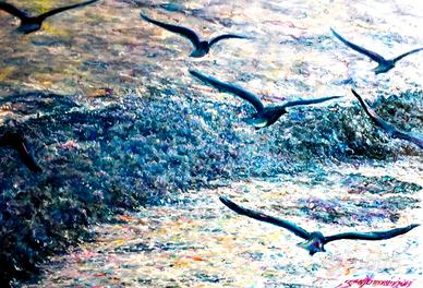 dipinto olio su tela