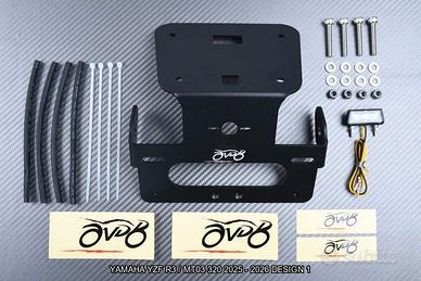 Portatarga corto YAMAHA YZF R3 MT03 320 2025 2026
