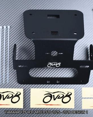 Portatarga corto YAMAHA YZF R3 MT03 320 2025 2026