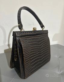 Borsa ‘60 originale in vera pelle di coccodrillo