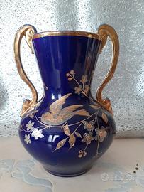 Vaso ceramica smaltata stile Linder Kueps anni 70