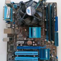 scheda madre P5G41T-MLX + cpu E5700 + 4gb ram