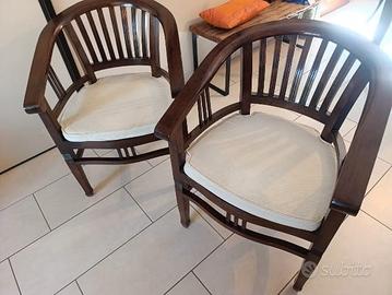 Coppia di poltroncine 