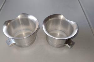 Cornetti 57,5mm alluminio CNC bicilindrico