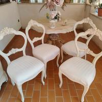 SEDIE SHABBY ANTICATE 