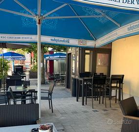 Ombrellone con base in cemento per esterni 3.5mt