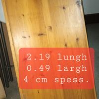 mensola in legno eseguito artigianalmente 