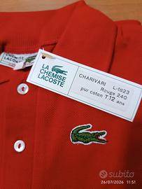 Lacoste ORIGINALI polo tg. 12 anni 
