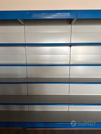 Scaffale metallico NUOVO con mensole regolabili