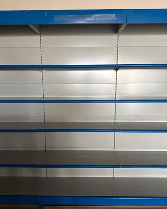 Scaffale metallico NUOVO con mensole regolabili