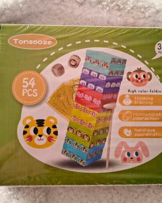 Gioco Torre Animali Tonsooze – 54 Pezzi