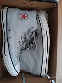 Converse Chuck Taylor Pelle Grigia