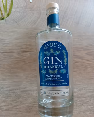 bottiglia vuota "gin Mery g"