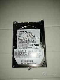 Toshiba 80GB HDD 2.5" SATA