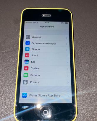 Iphone 5c colore giallo 32 giga