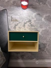 2 Comodini-  Montana Furniture - gialli e verdi