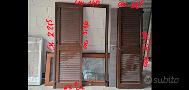 Porta finestra persiana 