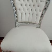 sedia stile barocco moderno 