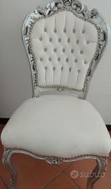 sedia stile barocco moderno 