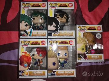 Lotto 5 Funko Pop My hero academia sigillati