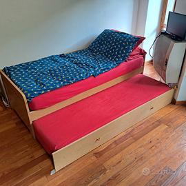 LETTO SINGOLO con LETTO ESTRAIBILE 