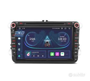 RADIO GPS ANDROID 14 PER VOLKSWAGEN VW GOLF POLO P