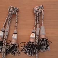 Cordoniere per toga avvocato argento e nero