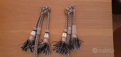 Cordoniere per toga avvocato argento e nero