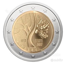 2 euro Estonia 2017 e 2018 FDC