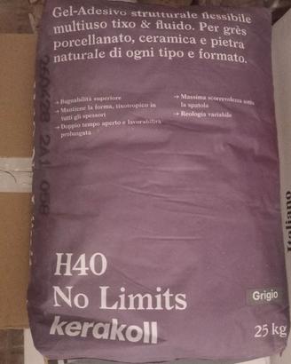 Sacco colla per piastrelle