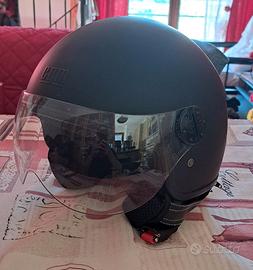 Casco moto jet nero opaco CGM modello 109A Florida