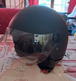 Casco moto jet nero opaco CGM modello 109A Florida