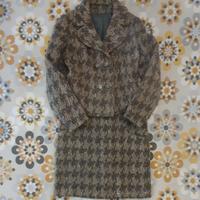 completo pied de poule grigio beige, 42