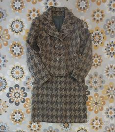 completo pied de poule grigio beige, 42