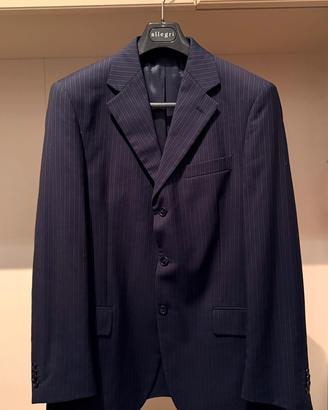 Giacca uomo blu notte 100% lana Tasmania - tg 52