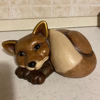 Thun due animali del bosco volpe e cervo