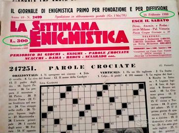 Settimana Enigmistica 1980
