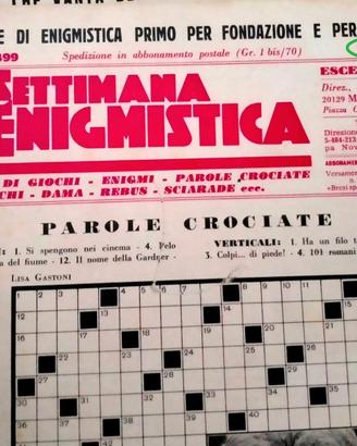 Settimana Enigmistica 1980