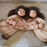 Coppia di Angeli da parete Thun