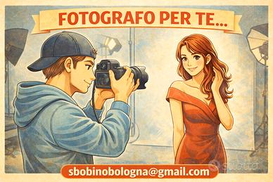 Fotografo disponibile per shooting
