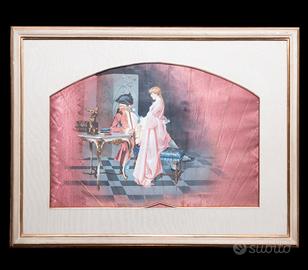 Quadro con Ventaglio Dipinto
