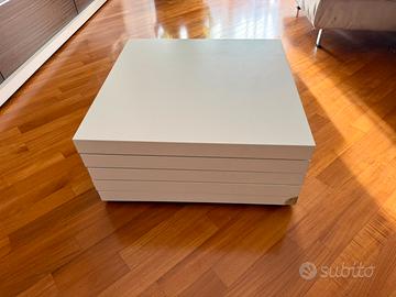 Tavolino Kristalia Rotor bianco