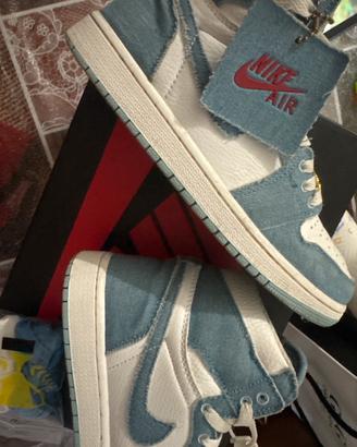 scarpe nike jordan in denim