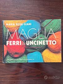 Libro vintage anno 1973 maglia ferri e uncinetto