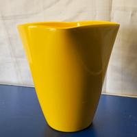 Vaso Giallo Decorativo per Piante in Ceramica