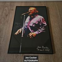 Joe Cocker – Fotografia Autografata Originale 1992