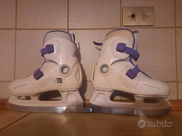 Pattini da ghiaccio allungabili per bambini